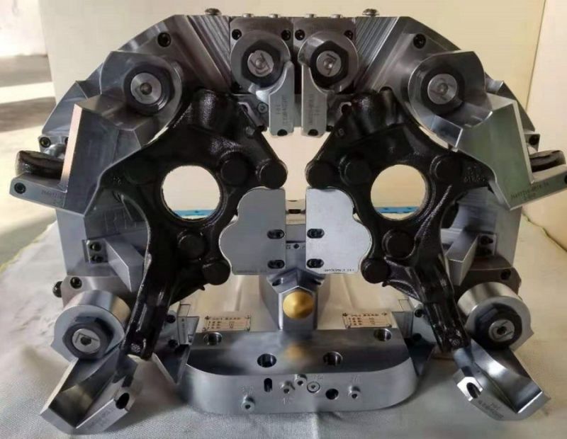 雙工位轉(zhuǎn)向節(jié) 五軸夾具